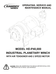 MODEL HD-P40,000 INDUSTRIAL PLANETARY