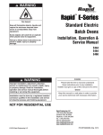 RP160000NA Rapid E Batch Oven Manual.book
