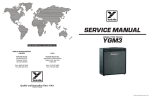 service manual ygm3 model type: ys1073