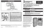 Model: PF1102T TIME CONTROL WITH FREEZE PROTECTION