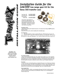 Dana 300 Low300 Low Range Kit Instructions