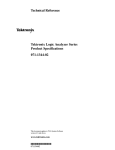 Tektronix Logic Analyzer Module Technical Reference