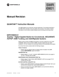 Quantar Service Manual Revision SMR6901 dated Febuary 2008