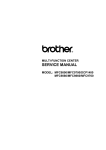 Brother MFC9800 All in one printer Service Manual