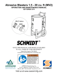 Manual – Small Blaster – Micro Valve II