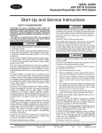 Start-Up and Service Instructions