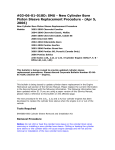 #03-06-01-018D: SMU - New Cylinder Bore Piston