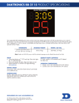 Single-sided LED Basketball Game Clock and Shot Clock - AV-iQ