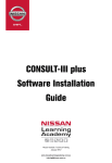 1. installation of c-iii + software