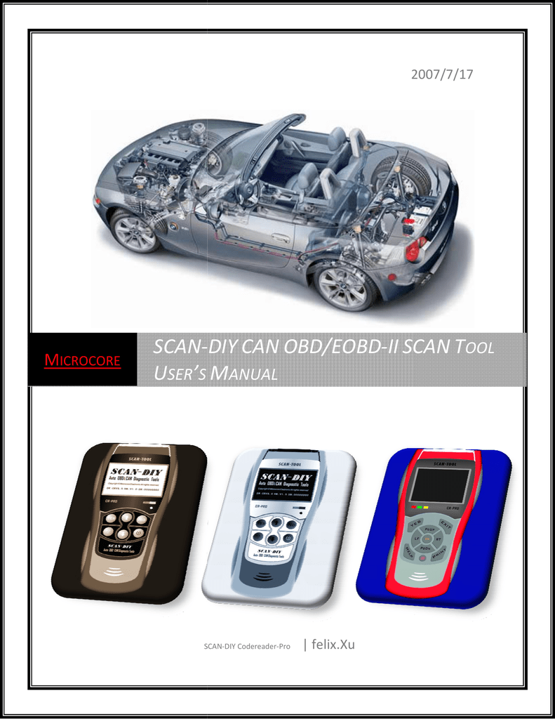 Scan Diycanobd Eobd