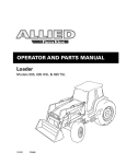 Assembly, Operator`s and Parts - 2012