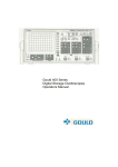 Digital Storage Oscilloscopes Operators Manual Gould 400 Series