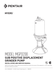 MODEL MGPD200 - Pentair Water Literature