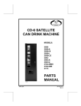 PARTS MANUAL CD-6 SATELLITE CAN DRINK