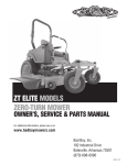 2013 ZT Elite Owner/Parts Manual