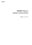 CRANEX® Novus e Installation and Set-up Manual