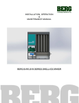 Industrial Shell Ice Maker Manual | Berg Chilling Systems Inc.