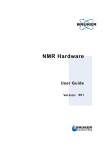 Bruker NMR Hardware User Guide
