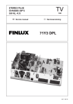 Service manual Finlux 71Y3 DPL