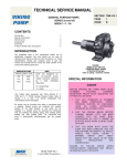 TECHNICAL SERVICE MANUAL