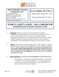 SB-19 Rev A - Marvel-Schebler Aircraft Carburetors