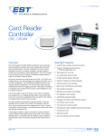 Data Sheet 85001-0528 -- Card Reader Controller