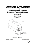 Thermal Dynamics Drag-Gun Plasma Cutting