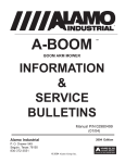 A-Boom Tech. Service Bulletin Manual