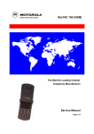 StarTAC 160 (GSM) Service Manual
