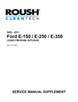 2009-2011 Ford E-150 / E-250 / E-350