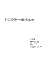 SIL 8000 wafer loader