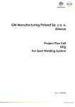 GM Manufacturing Poland Sp. z oo Gliwice Project Flex Cell RFQ