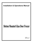 KSGFP-HG Series Merchandisers Manual - Master-Bilt