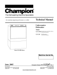 UH200, UH200B - Champion Industries
