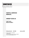 PARTS & SERVICE MANUAL SWEEP STAR 48