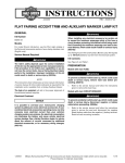 FLHT Fairing Accent Trim And Auxiliary Marker Lamp Kit Instruction