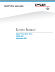 Spicer Drive Steer Axles Service Manual