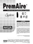 Instruction Manual: PremAire System for Cylinder Mode of