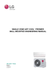 Single zone ArT Cool™ Premier WAll mounTed engineering mAnuAl