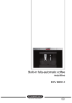 Built-in fully-automatic coffee machine - General