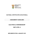 ELECTRICAL WORKMANSHIP NQF LEVEL 4