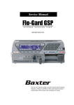 BAXTER Flo-gard GSP Infusion Pump Service Manual