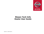 Nissan Tech Info Dealer User Guide