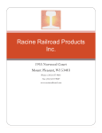 Tool Catalog - Racine Railroad