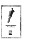 1999 SID Rear Shock Owner`s Manual