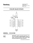 Color Valve Stack (CCV-5100)(Service Manual LN