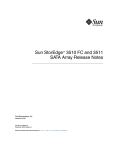 Sun StorEdge 3510 FC Array and Sun StorEdge 3511 SATA Array