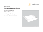 Service Manual Sartorius Industry Series