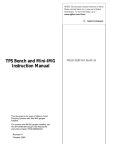 TPS Bench and Mini-IMG Instruction Manual