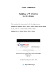 Service Guide: Keysight (Agilent) FieldFox MW VNA/SA